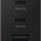 Samsung 65W PD Power Adapter Trio - Black (Certified Refurbished)