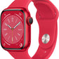 Apple Watch Series 8 (GPS + LTE) 41MM Red Aluminum Case Red Sport Band (Used)