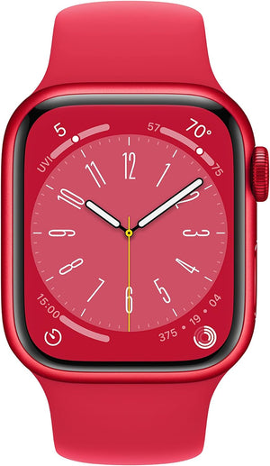 Apple Watch Series 8 (GPS + LTE) 41MM Red Aluminum Case Red Sport Band (Used)