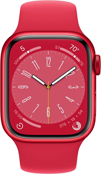 Apple Watch Series 8 (GPS + LTE) 41MM Red Aluminum Case Red Sport Band (Used)