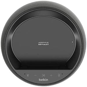 Belkin SoundForm Elite Smart Speaker + Wireless Charger Google Assistant - Black (Certified Refurbished)