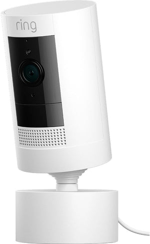 Ring Indoor/Outdoor Pan-Tilt Mount for Ring Stick Up Cam Plug-In - White (New)