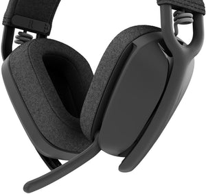 Logitech Zone Vibe 125 Wireless Headphones with Microphone & Dongle - Graphite (Refurbished)