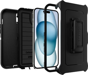 OtterBox DEFENDER SERIES XT case w/MagSafe for iPhone 15 - Black (77-93013)
