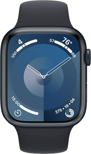 Apple Watch Series 9 (GPS + LTE) 41MM - Midnight Aluminum Case & Black Sport Band (Pre-Owned)