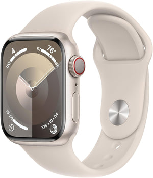 Apple Watch Series 9 (GPS + LTE) 41MM Starlight Aluminum Case Starlight Sport Band (Used)