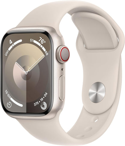 Apple Watch Series 9 (GPS + LTE) 41MM Starlight Aluminum Case Starlight Sport Band (Used)