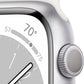 Apple Watch Series 8 (GPS) 45MM Silver Aluminum Case White Sport Band (Used)