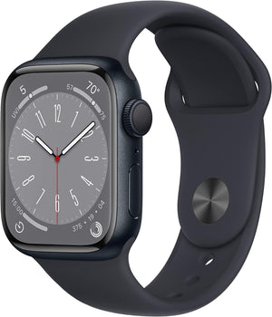 Apple Watch Series 8 (GPS) 41MM Midnight Aluminum Case Midnight Sport Band (Used) - Techable