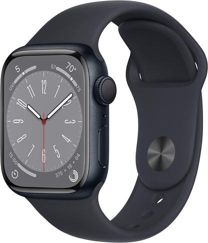 Apple Watch Series 8 (GPS) 41MM Midnight Aluminum Case Midnight Sport Band (Used) - Techable