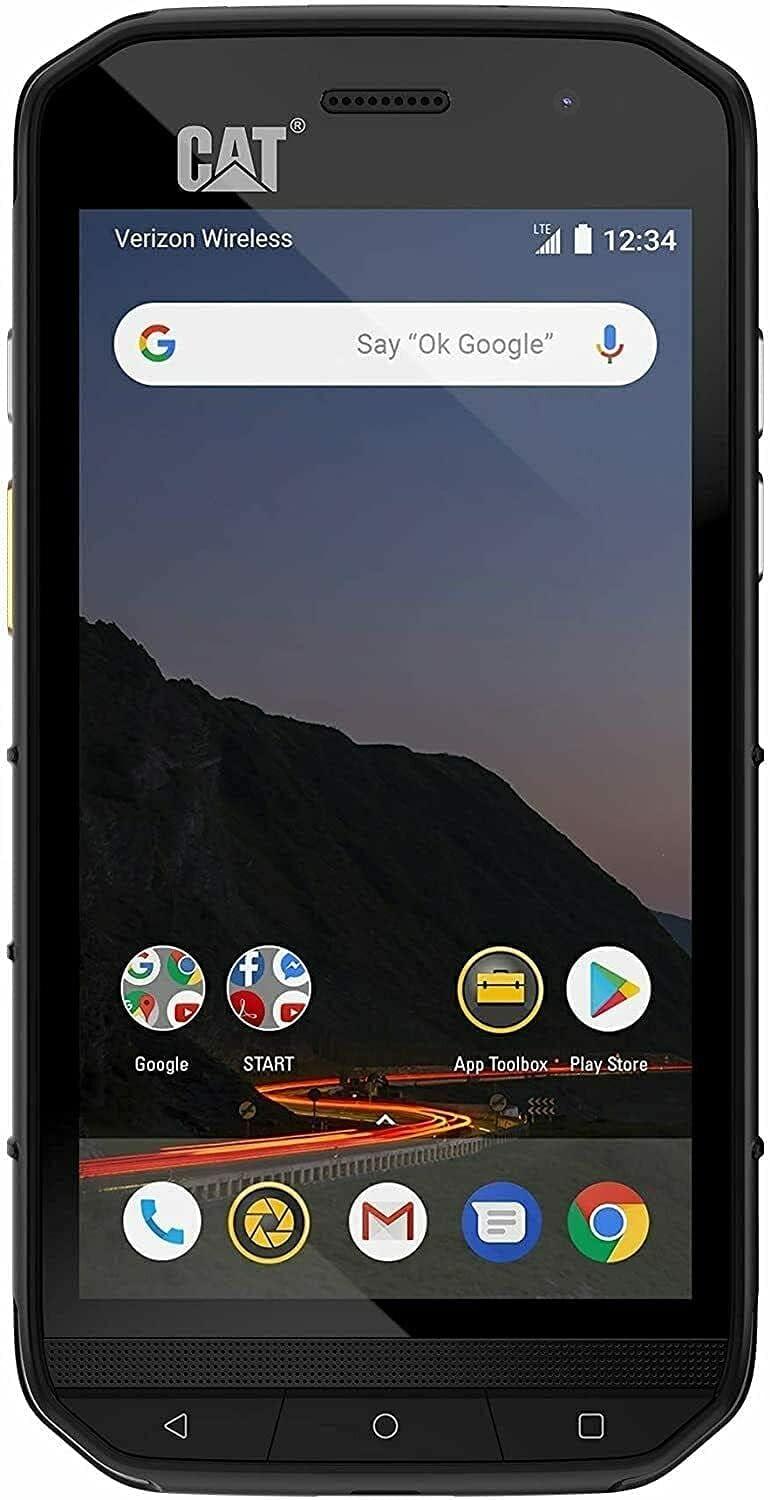CAT S48c Rugged Waterproof Smartphone 64GB (Unlocked) - Black (Refurbished) - Techable
