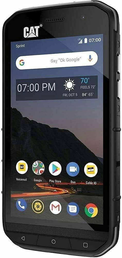 CAT S48c Rugged Waterproof Smartphone 64GB (Unlocked) - Black (Refurbished) - Techable