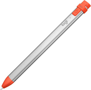 Logitech Crayon Digital Pencil for iPad Pro - Orange  -  Lightning (Renewed)