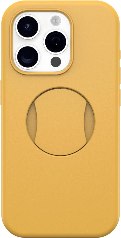 OtterBox OtterGrip SYMMETRY SERIES Case for iPhone 15 Pro Max - Aspen Gleam 2.0 (Yellow) (Certified Refurbished)