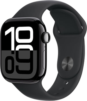 Apple Watch Series 10 (GPS + LTE) Jet Black 42MM Aluminum Case Black Sport Band (Used)