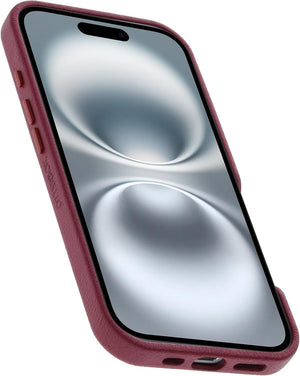 OtterBox SYMMETRY SERIES Cactus Leather Case for iPhone 16 Pro - Foxberry (Pink) (Certified Refurbished)