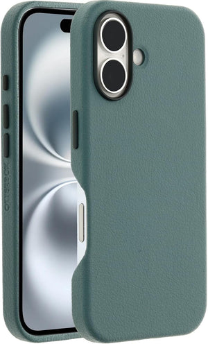 OtterBox SYMMETRY SERIES Cactus Leather  Case for iPhone 16 - Sagebrush (Green) (Certified Refurbished)