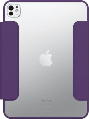 OtterBox SYMMETRY SERIES 360 Folio Case for iPad Pro 13" (M4) - Figment (Clear / Purple) (Renewed)