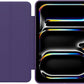OtterBox SYMMETRY SERIES 360 Folio Case for iPad Pro 13" (M4) - Figment (Clear / Purple) (Renewed)