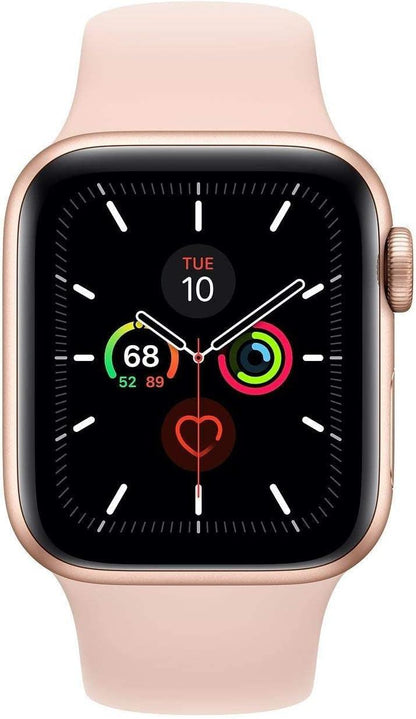 Apple Watch Series 4 (GPS + LTE) 44mm Gold Aluminum Case & Pink Sand Sport Band (Pre-Owned) - Techable