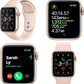 Apple Watch Series 4 (GPS + LTE) 44mm Gold Aluminum Case & Pink Sand Sport Band (Refurbished)