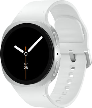 Samsung Galaxy Watch 8 (Wifi + Cellular) 40MM Silver White Sport Band (Pre-Owned)