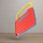 OtterBox Kids EasyClean Case with Screen Protector for iPad (6th gen / A17 Pro) - Hearts & Crafts (Red) (Renewed)