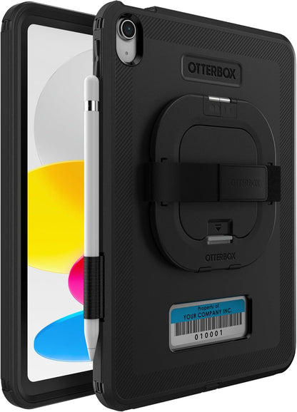 OtterBox DEFENDER SERIES Business Case for iPad A16/10th Gen w/ Kickstand - Black (Renewed)