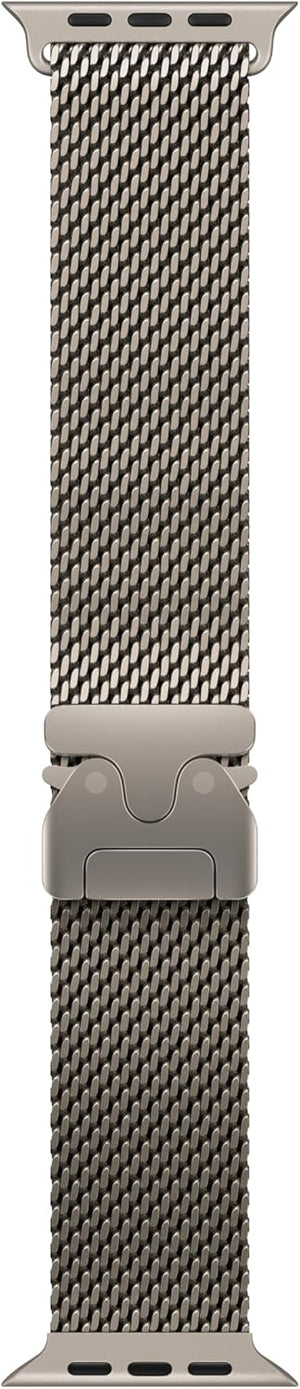 Apple Watch Band Ultra - Milanese Loop (49mm) - Small - Natural Titanium (Renewed)