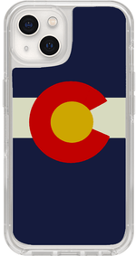 OtterBox SYMMETRY SERIES Clear Case for Apple iPhone 13 - Colorado Flag (New) - Techable