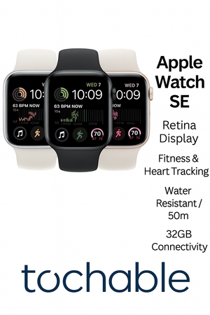 Apple Watch SE 44mm Smartwatch GPS + Wi-Fi 32GB – Good Refurbished