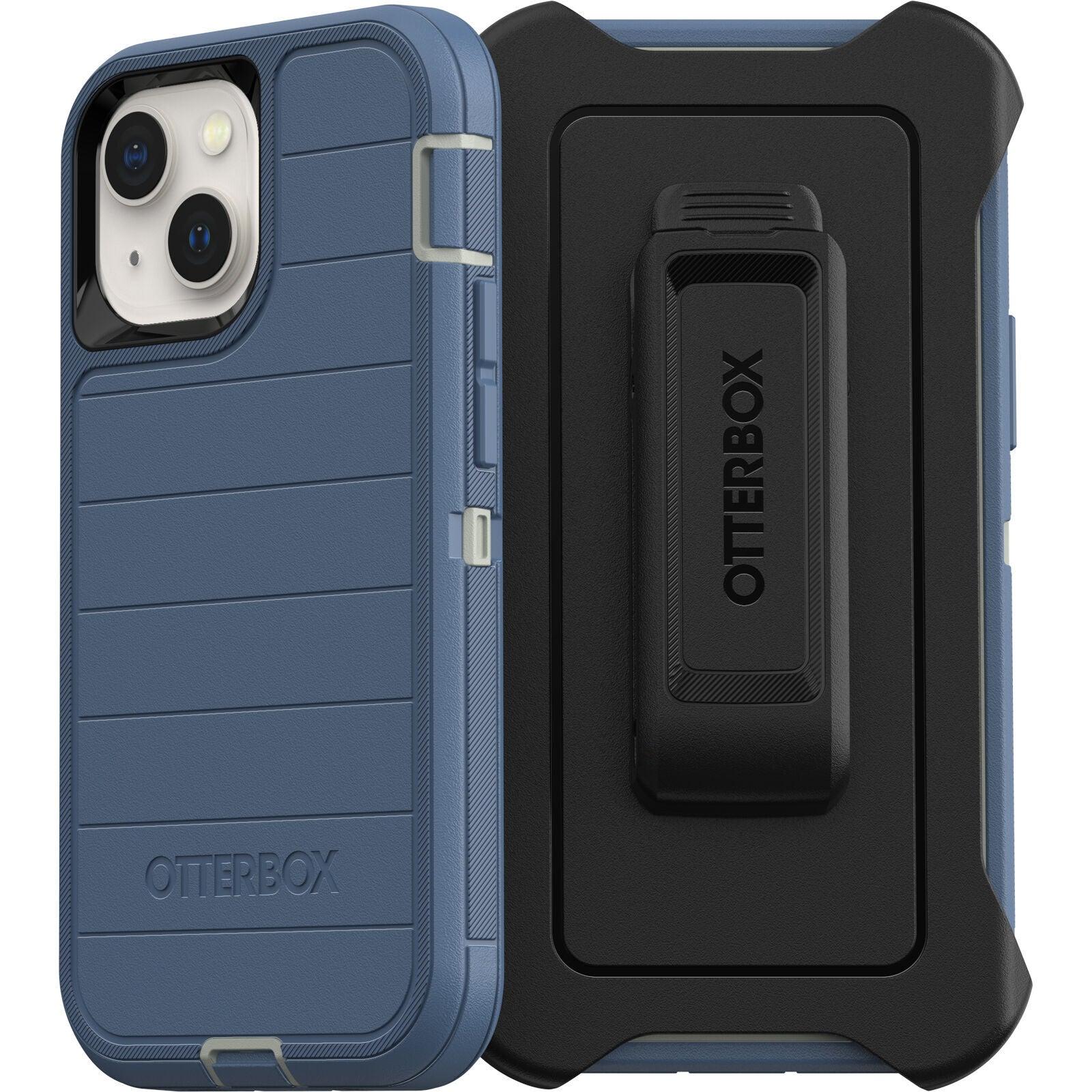 OtterBox DEFENDER SERIES Case & Holster for Apple iPhone 13 Mini - Blue (New) - Techable