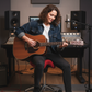 Performer Stealth Chair Series Studio Stool With Backrest