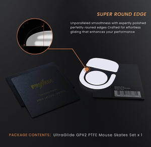 SmoothGlide PTFE Skates for Logitech G Pro Superlight X 2 GPX2