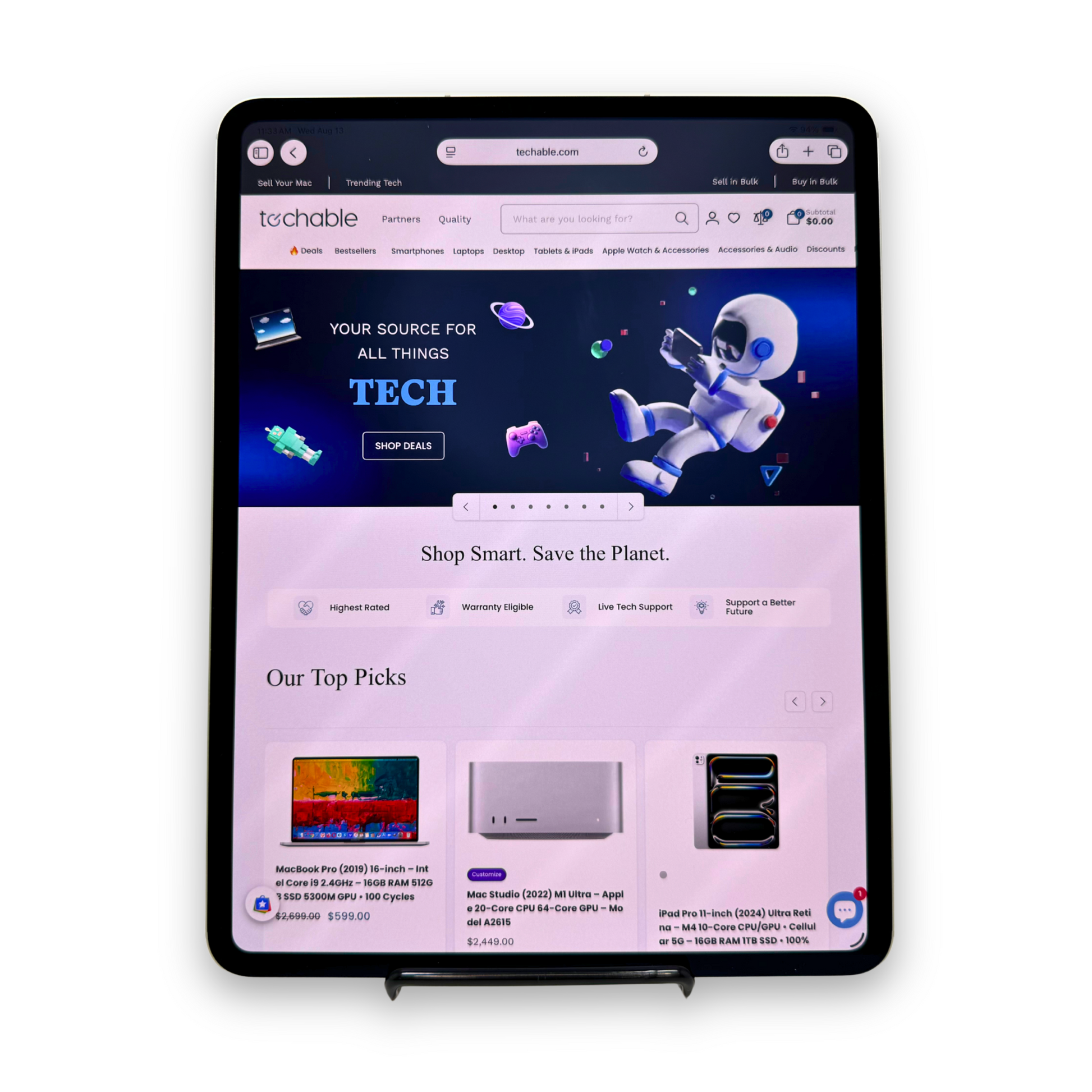 2024 iPad Pro 11″ M4 Cellular – Nano‑Texture, 1‑2 TB | Techable 2024 iPad Pro 11″ M4 Cellular – Nano‑Texture, 1‑2 TB | Techable
