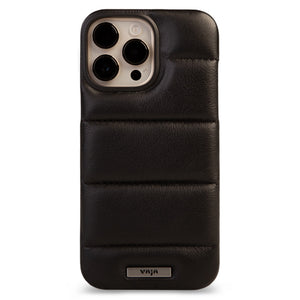 Puffer iPhone 14 Pro Max Leather Case