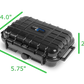 Casematix Hardware Wallet Waterproof Hard Case, For Ledger Nano X, Trezor Model T, Trezor One, and More