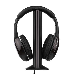 MH2001 Wireless Headphones 5-in-1 Functionality with FM Radio & TV Support On-Ear