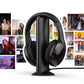 MH2001 Wireless Headphones 5-in-1 Functionality with FM Radio & TV Support On-Ear