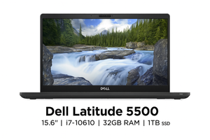 Dell Latitude 5500 15.6" FHD | Intel i7 | 32GB RAM | 1TB SSD – Excellent