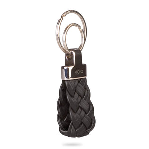 Trenzao leather key ring