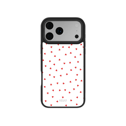 Minimalist Love | Red Heart iPhone Case