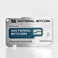 Material BitCoin  3 PACK