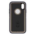 OtterBox DEFENDER SERIES Case & Holster for iPhone X / iPhone XS -Dark Lake Blue - Techable