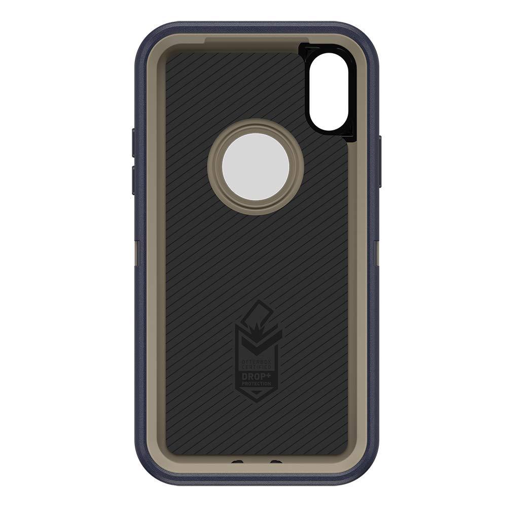 OtterBox DEFENDER SERIES Case & Holster for iPhone X / iPhone XS -Dark Lake Blue - Techable