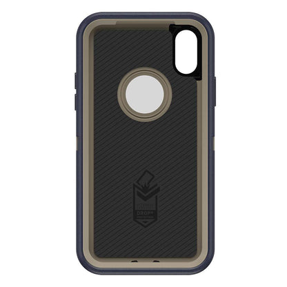 OtterBox DEFENDER SERIES Case & Holster for iPhone X / iPhone XS -Dark Lake Blue - Techable