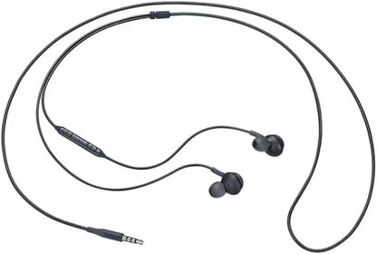 Samsung Stereo AKG Wired Headphones with Mic (2019) - Two Pack - Black (New) - Techable