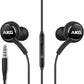 Samsung Stereo AKG Wired Headphones with Mic (2019) - Two Pack - Black (New) - Techable