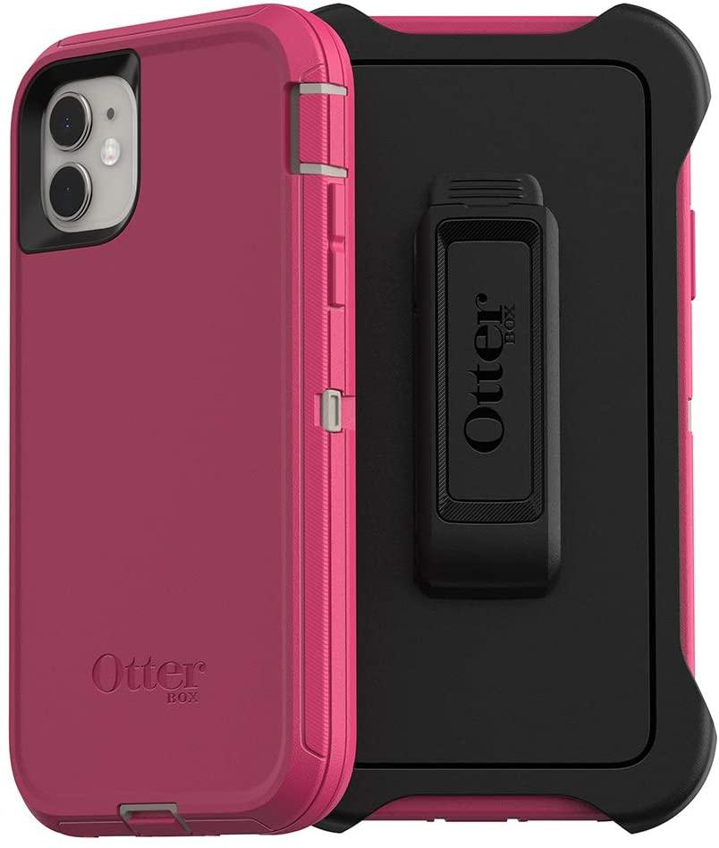 OtterBox DEFENDER SERIES Case & Holster for Apple iPhone 11 - Lovebug Pink (New) - Techable