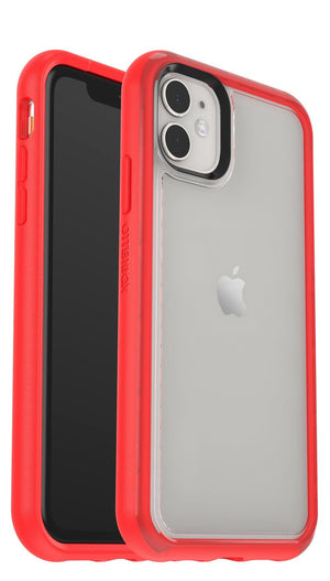 OtterBox Clear Protective Case for Apple iPhone 11 - Red Hot (New) - Techable